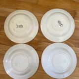 Mismatched soup plates