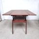 Table basse relevable en teck,  Danemark - 1960
