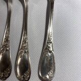 10 snail forks, rocaille model, Ercuis brand