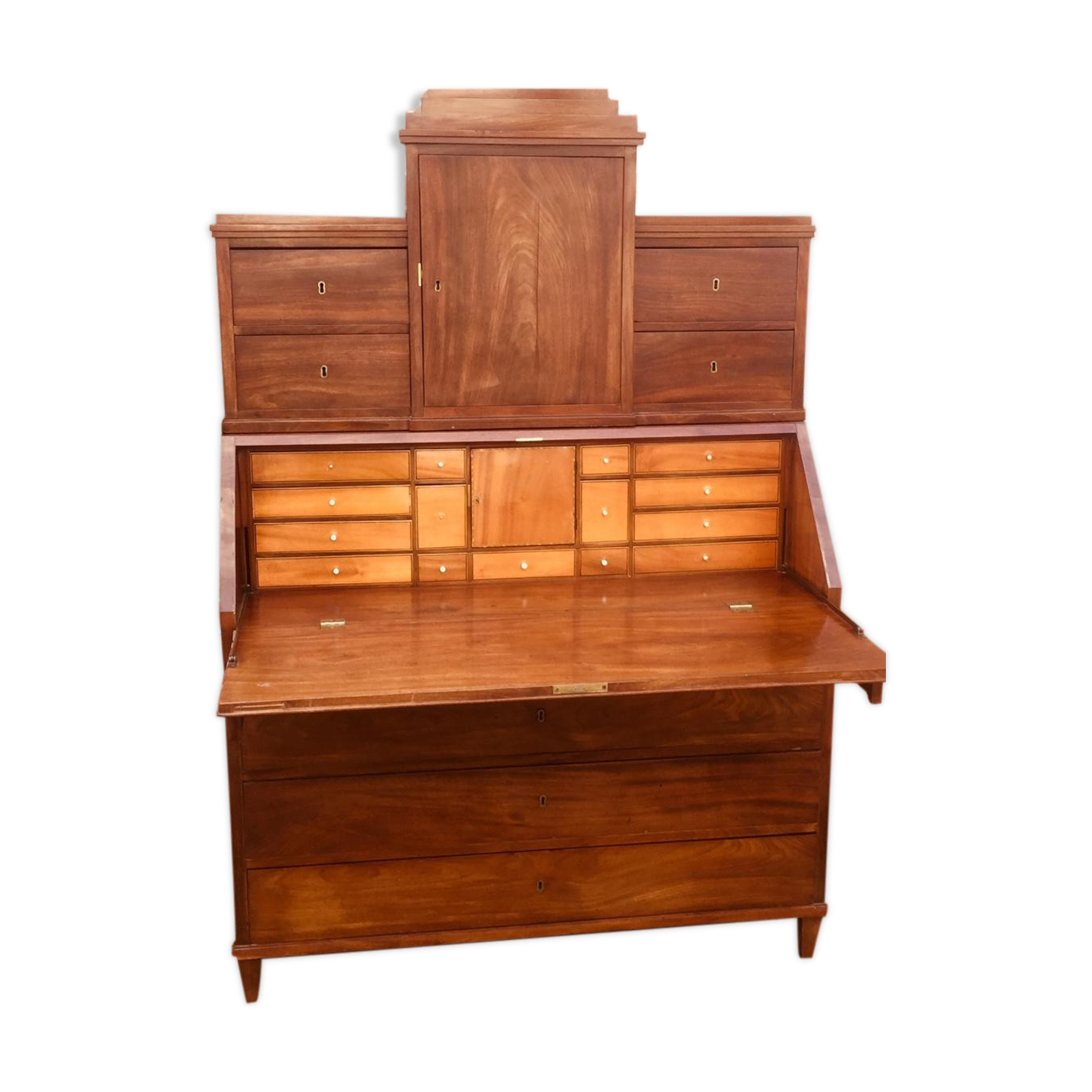 Bureau scriban d’epoque directoire en acajou