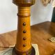 Vintage wooden marine lighthouse lamp