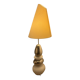 Contemporary design floor lamp in opaline glass and chrome metal