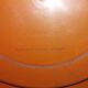 Round smoked plastic mirror 1970 Vintage.