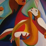 Painting on canvas