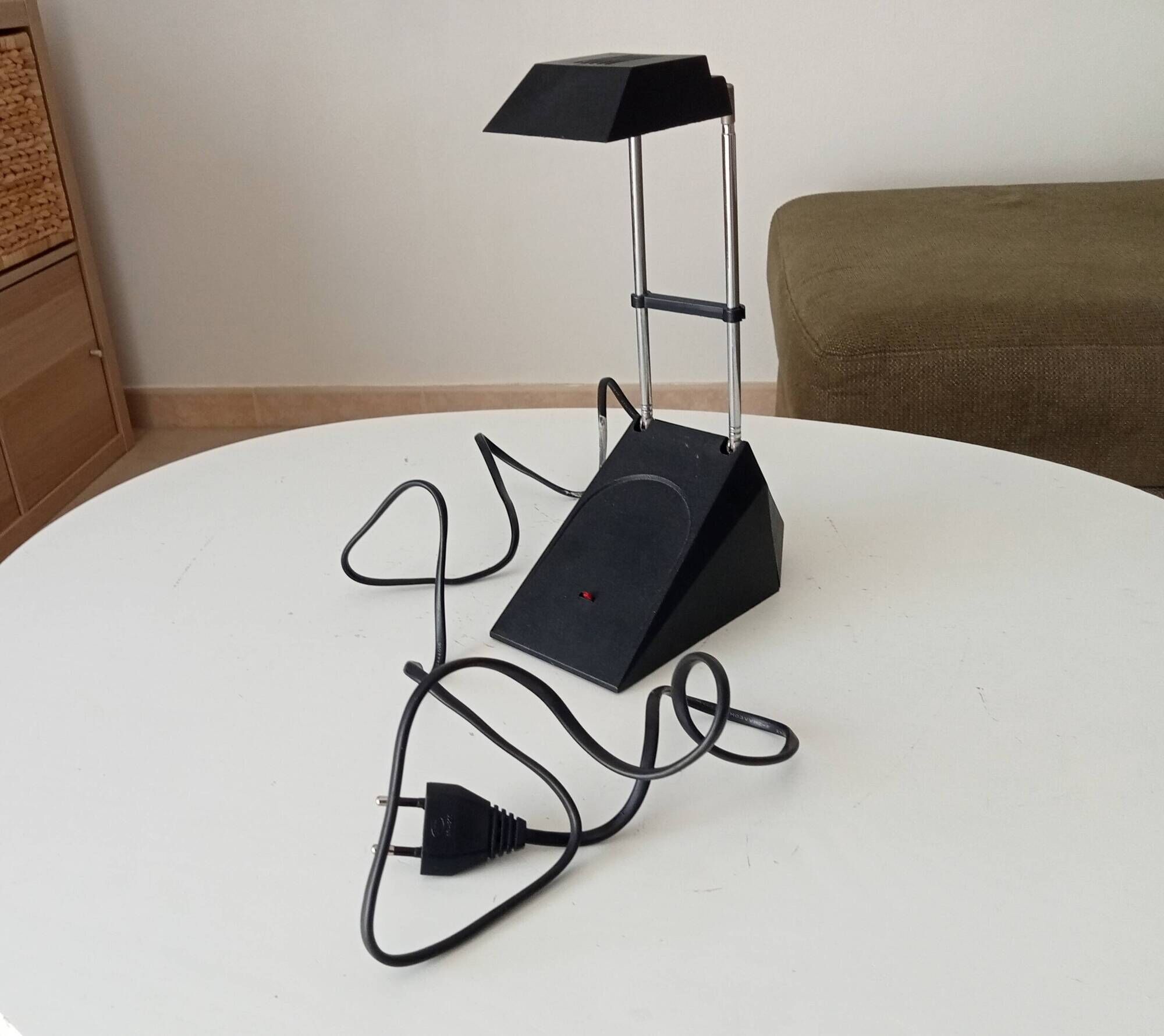 Telescopic desk lamp Fuder Memphis style 1980s