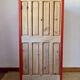 Glazed pine solid wood bonnetière