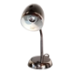 Black and chrome desk lamp in vintage metal