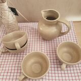 Natural stoneware set