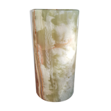 Onyx cylindrical vase