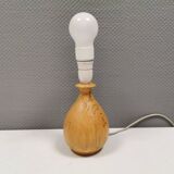 Danish lamp turned in pine wood with the most beautiful markings