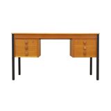 Ash desk, Danish design, 1970s, manufacturer: Domino Møbler