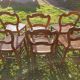 Lot de chaises cannées