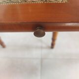 Wooden desk, leather top, extensions