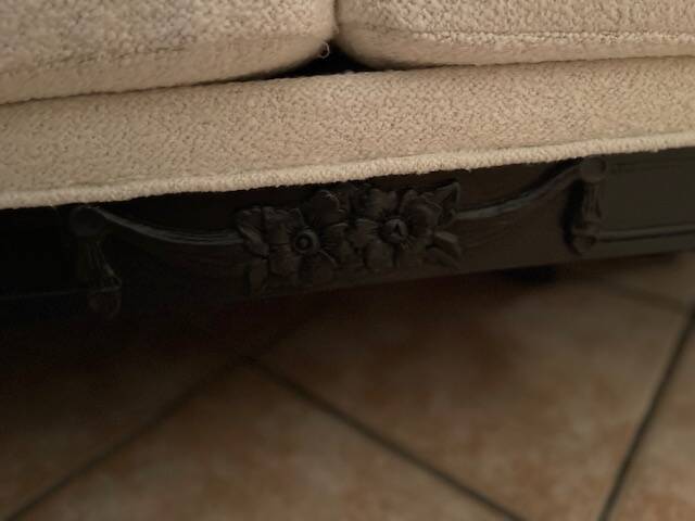 Vintage bergère sofa