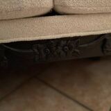 Vintage bergère sofa
