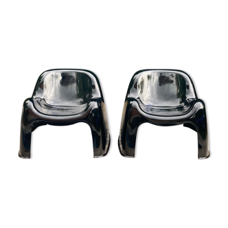 Toga armchairs by Sergio Mazza