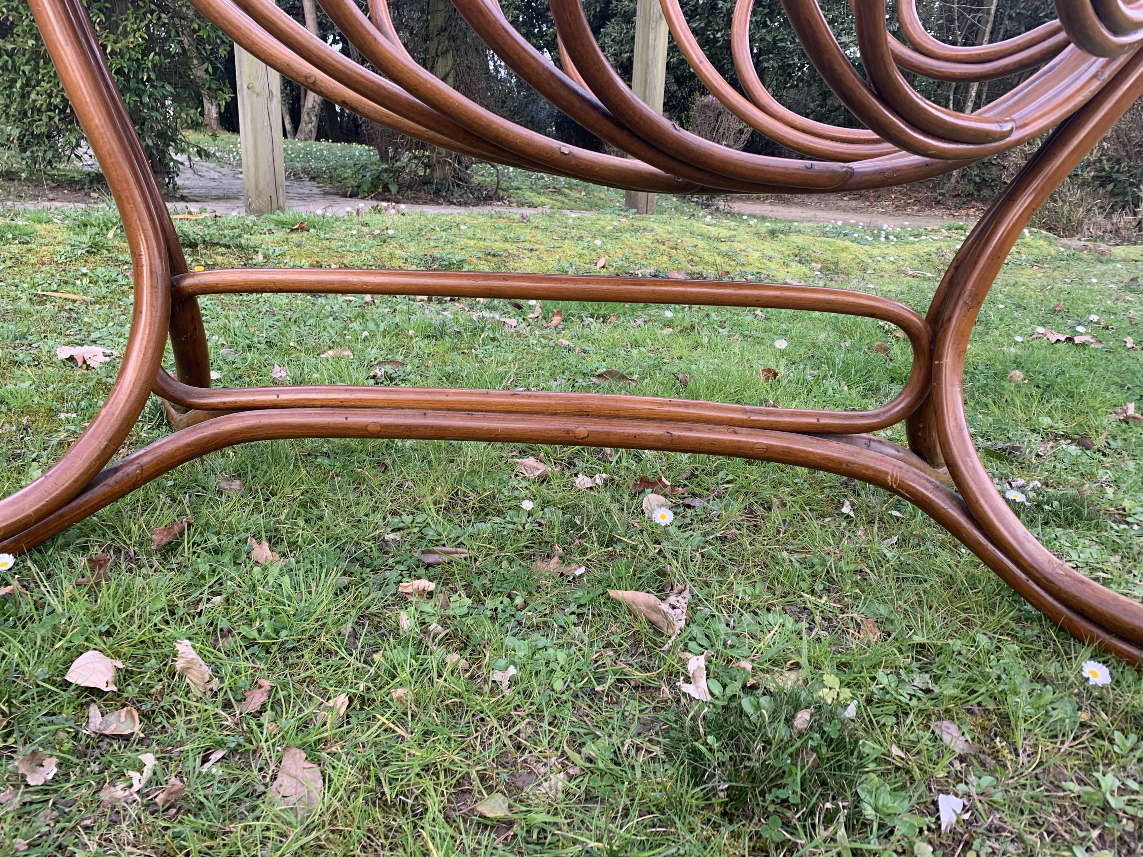 Antique Kohn wooden rocking cradle, cot or bassinet, 1900