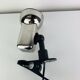 Vintage chrome metal clip-on spotlight