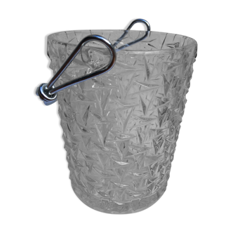 Vintage ice bucket with handle