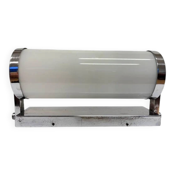 Lampe murale Bauhaus en chrome, années 1930 - Tchécoslovaquie