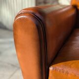 Fauteuil club en cuir