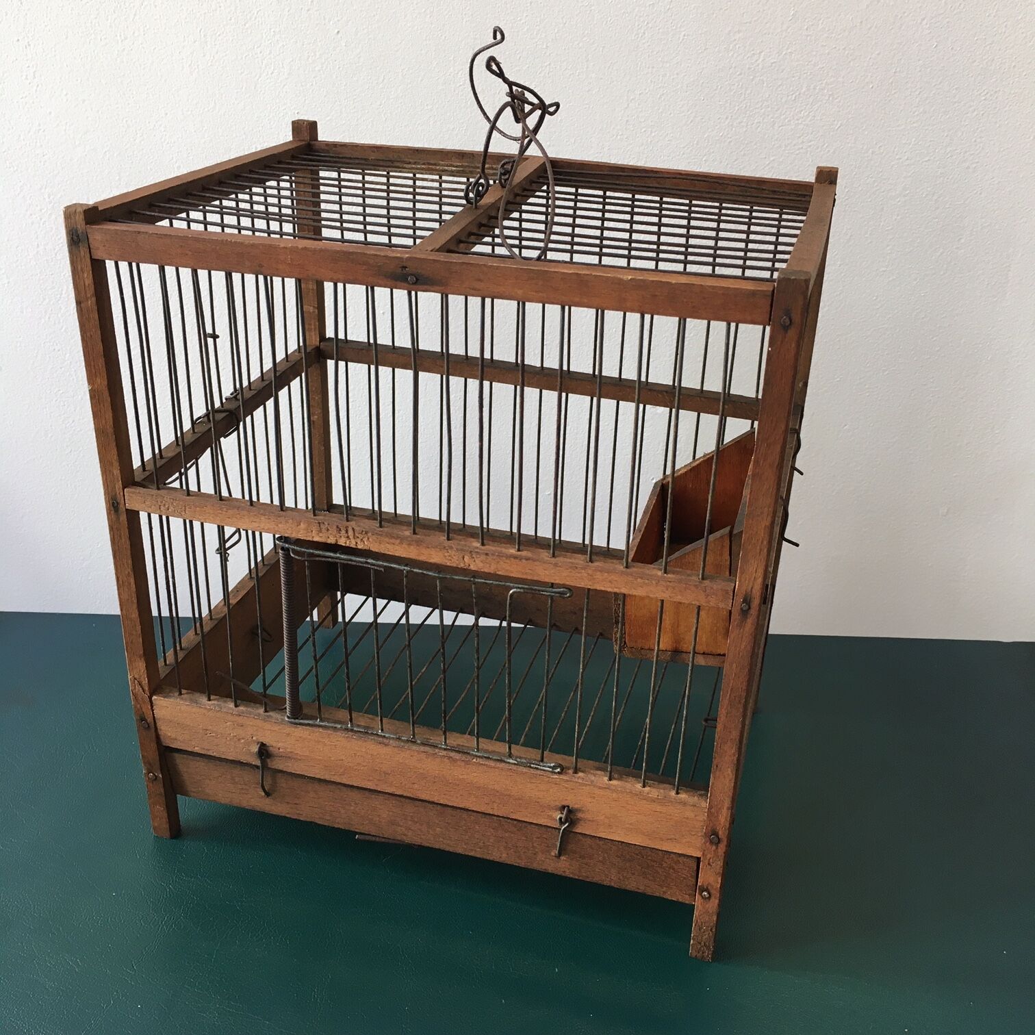 Former wooden birdcage