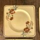 Square dessert plates and cake dish, Pexonne, 1940s-1950s