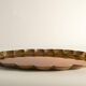 Hollywood Regency Oval Brass Tray by Arvid Johansson, Arvika Konstsmide, Sweden