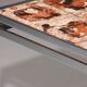 Coffee table in chrome-plated frame and ceramic tiles, Denmark, 1970s