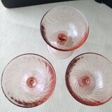 3 Luminarc Rosaline Model Champagne Glasses