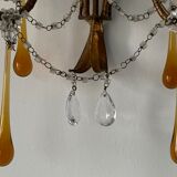 Pair of murano stamps and 1950 crystals