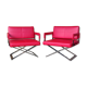 Paire de fauteuils Poltrona Frau