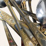 Set of 12 pieces 24k spoons