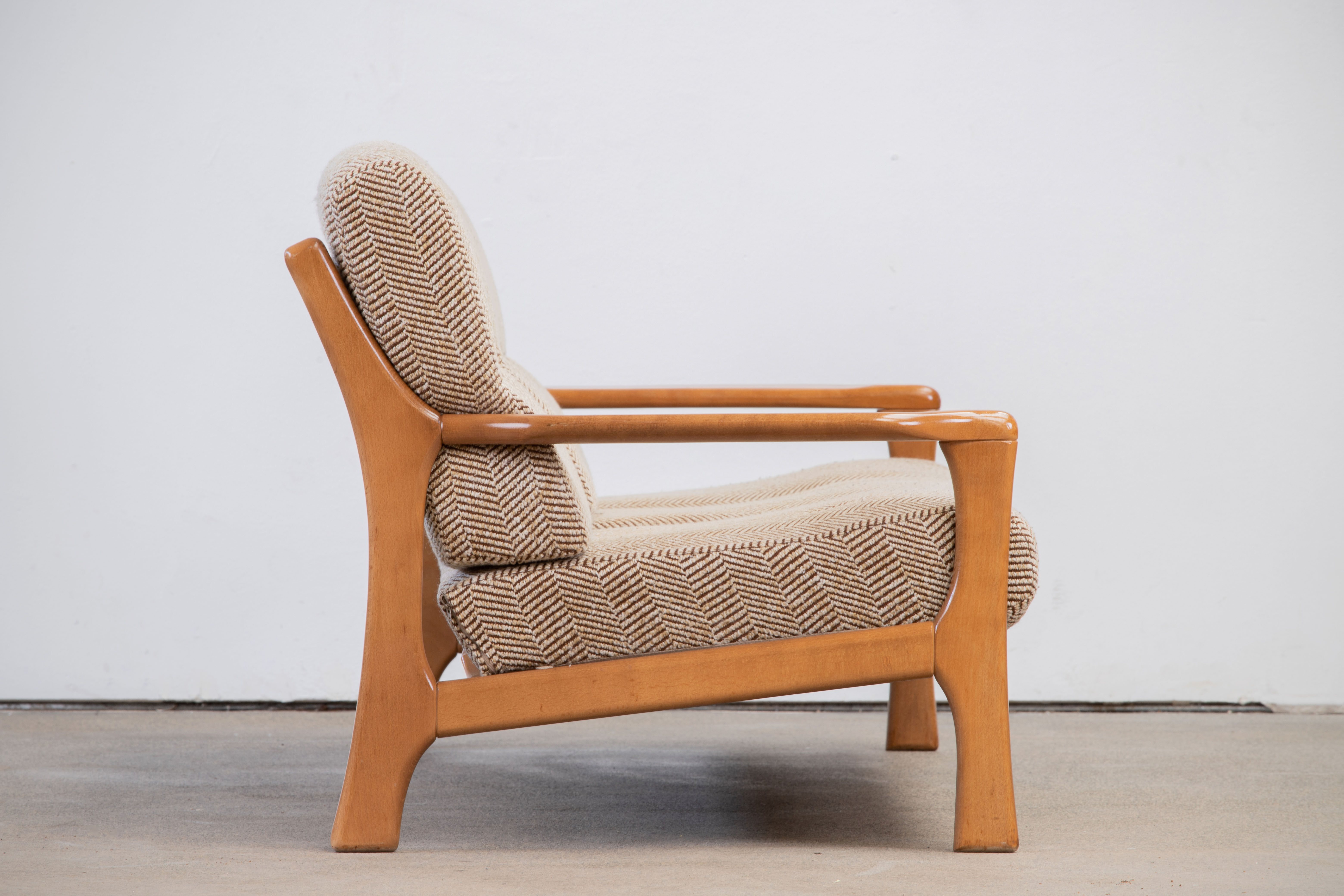 Vintage Scandinavian Sofa – 195 cm