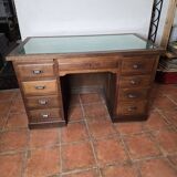 Solid oak minister's desk