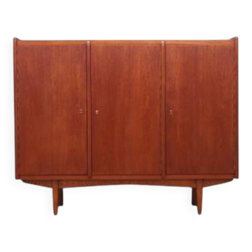 Teak highboard, Danish design, 1960s, production: Denmark