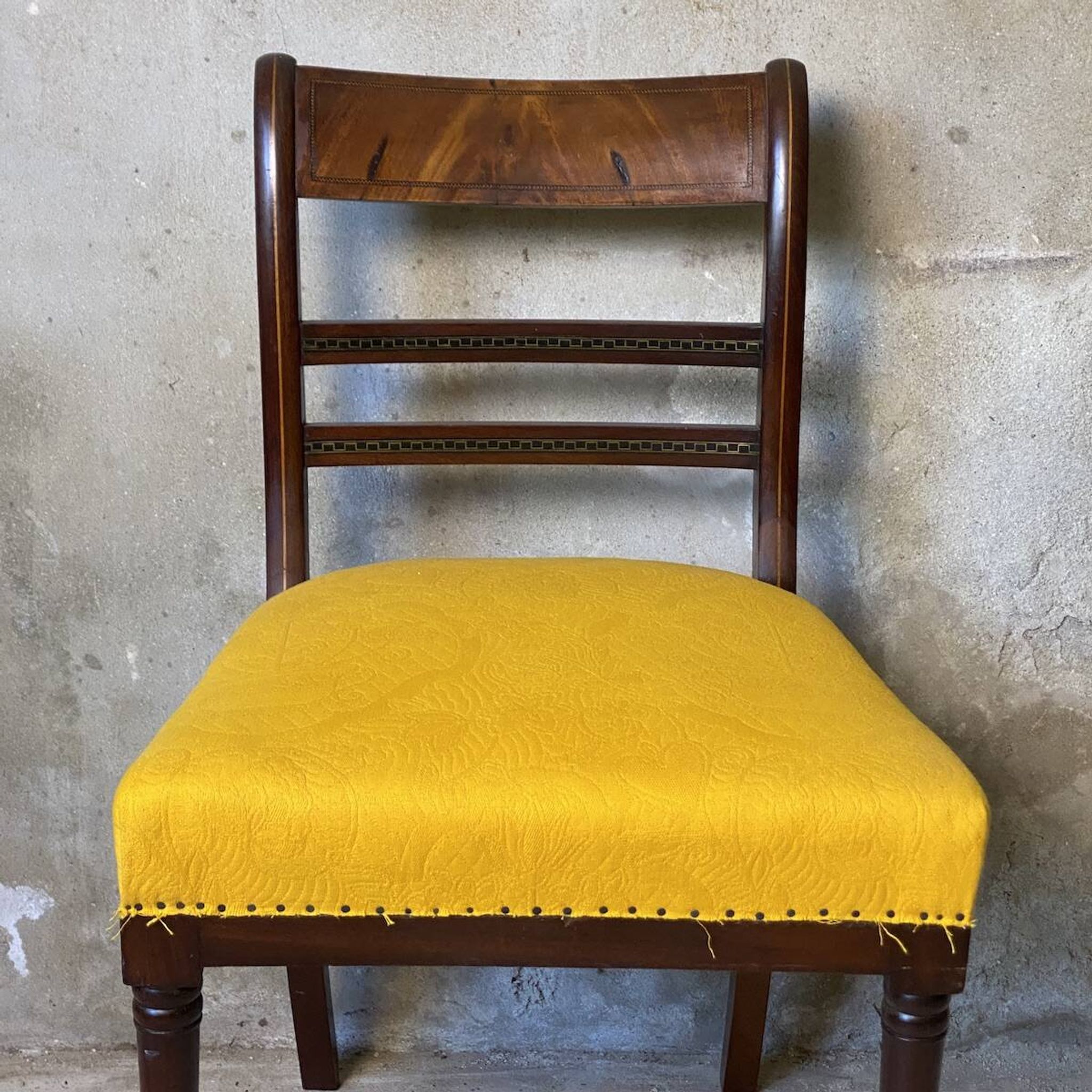 19th-century mahogany chair