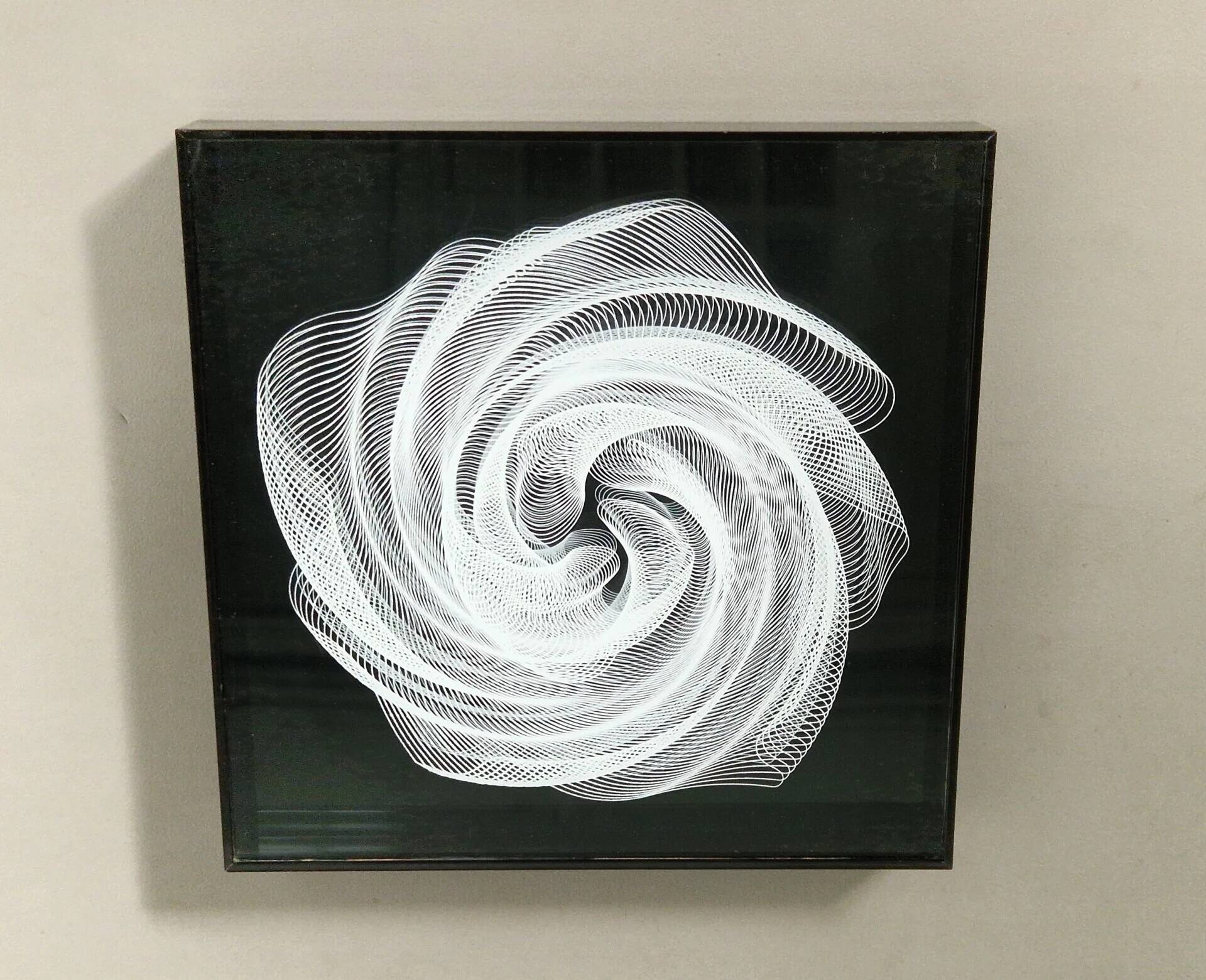 Frank Böttger | Print in box | 1972 computer art