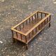 1970s carved solid wood planter