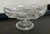 Empty vintage stand pocket in molded glass Germany