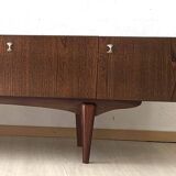 Vintage Scandinavian low sideboard