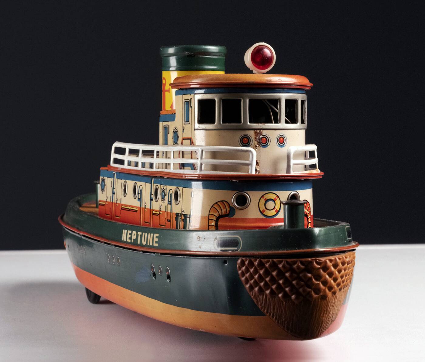 Tin Toy Tugboat, 1960s, Japan