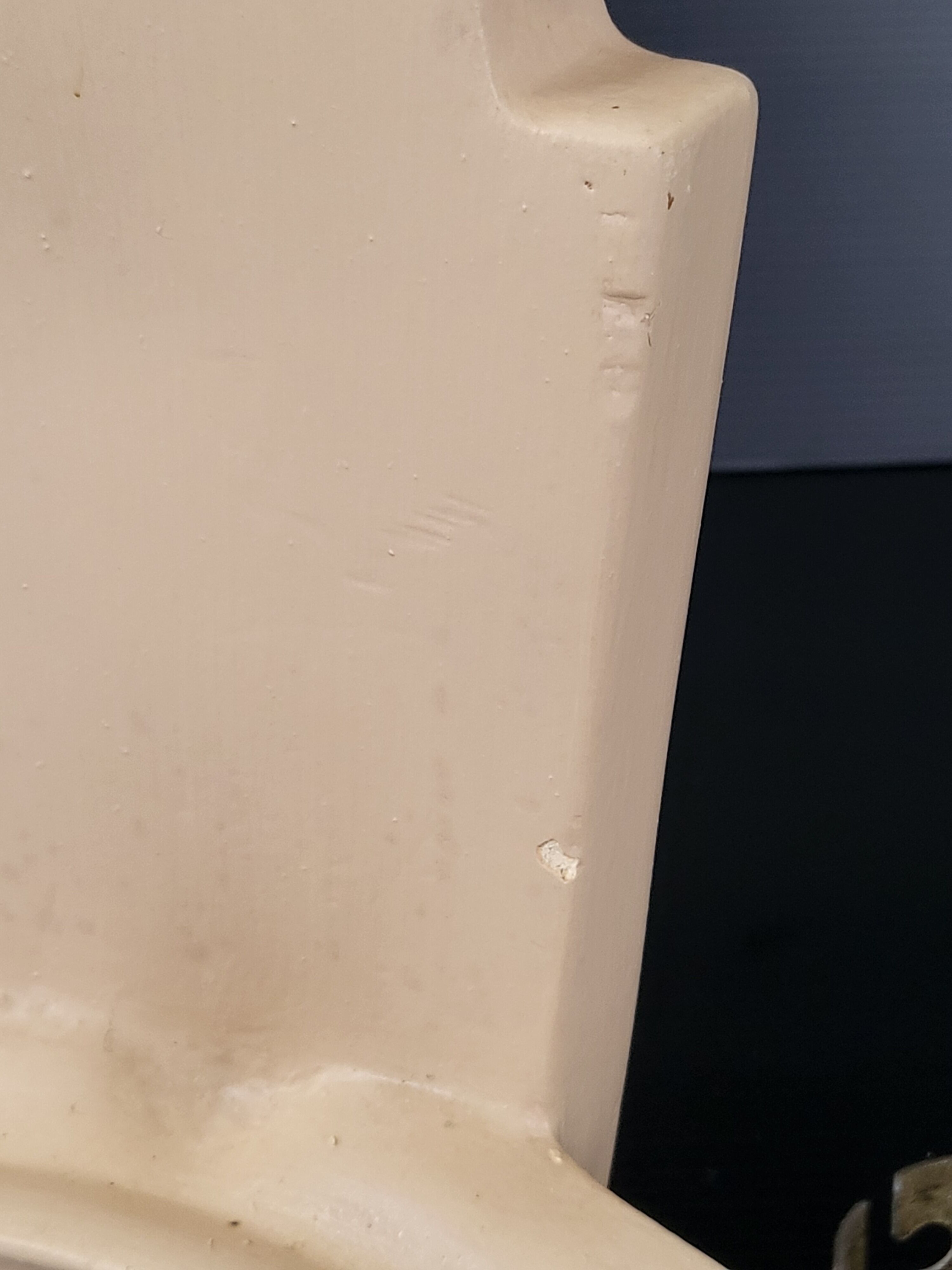 Paire d'appliques en plâtre 1940 vintage