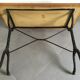 Wrought iron bistro table