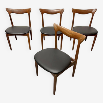 Suite de 4 chaises par H. W. Klein pour Bramin, 1960