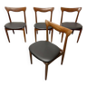 Set of 4 chairs by HW Klein for Bramin, 1960