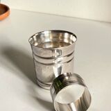Silver-plated glass and napkin ring by UDNER
