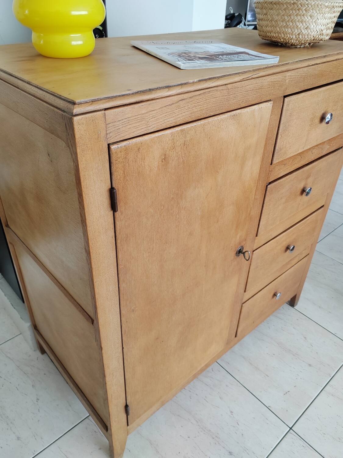 Antique vintage storage unit, antique sideboard, chest of drawers