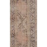 Vintage Turkish Oushak Rug Handwoven 67x692 cm