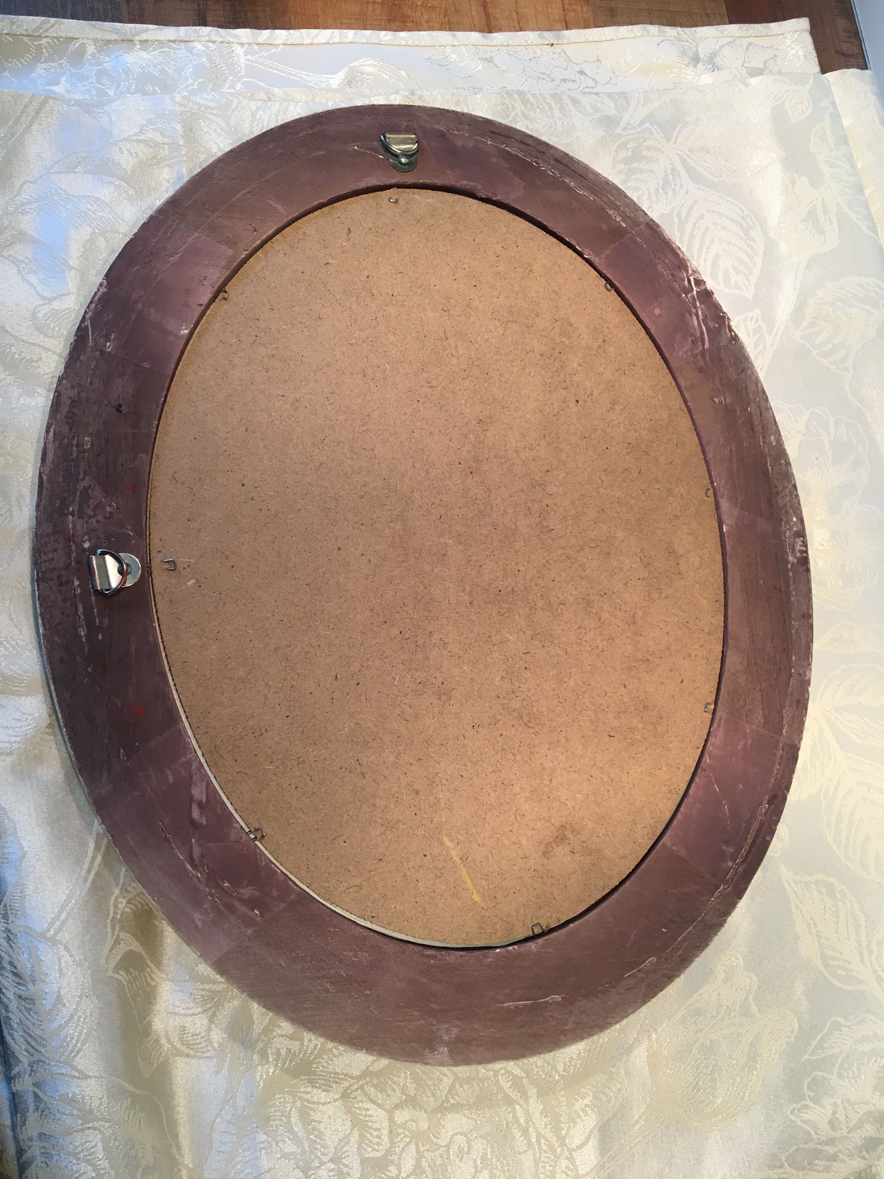 Pretty Oval Mirror  50x41cm